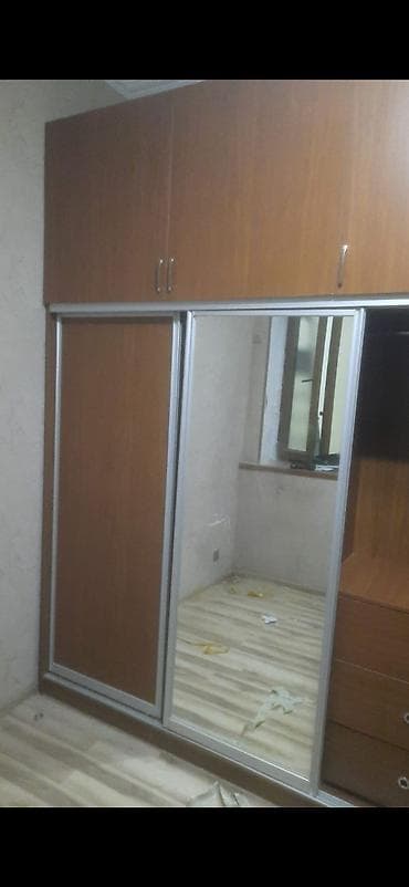 taxta ref: Güzgülü sürgülü şkaf - Material: laminat örtüklü MDF/LDSP, alüminium — 4