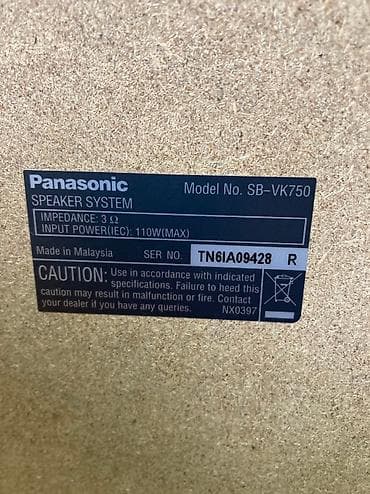 kontakt home komputer: 110 watts panasonic vk 750 arijinal Made in malasiya Biri 10 kg — 4