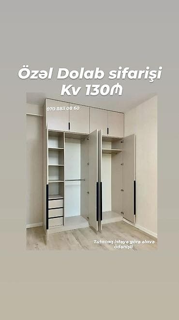 Düz dolab, Yataq otağı üçün, Qarderob, Açılan, Quraşdırıla bilən, 6 qapı lalafo.az -da Düz dolab, Yataq otağı üçün, Qarderob, Açılan, Quraşdırıla bilən, 6 qapı