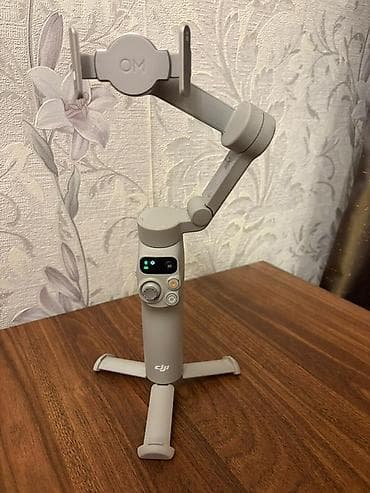 iphone x max pro: DJI OM 7 (Osmo Mobile 7) smartfon stabilizatoru Rəng: boz — 5