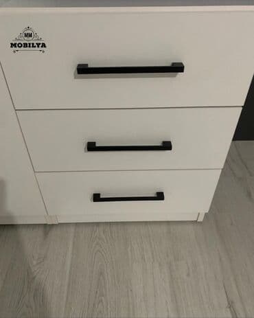 tuba: İkinəfərlik çarpayı, 2 tumba, Dolab, Komod, Azərbaycan, Yeni — 5