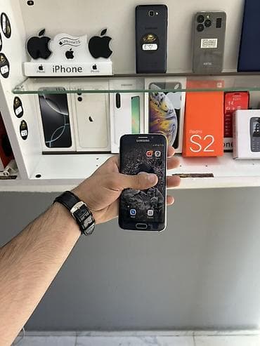 samsung a7 2018: Samsung Galaxy S6, 32 GB, rəng - Qara, Barmaq izi — 5