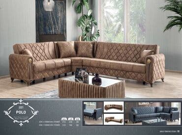 Салонная, медицинская мебель: Угловой диван, Новый, Раскладной, С подъемным механизмом, Бесплатная доставка в черте города — 1