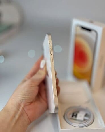 apple planset qiymeti: IPhone 12, 128 GB, Ağ, Zəmanət, Kredit, Barmaq izi — 3