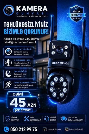 serdar ortac mp3: Təhlüksəizlik kamersı İki linzalı ağıllı təhlükəsizlik kameraları – — 2
