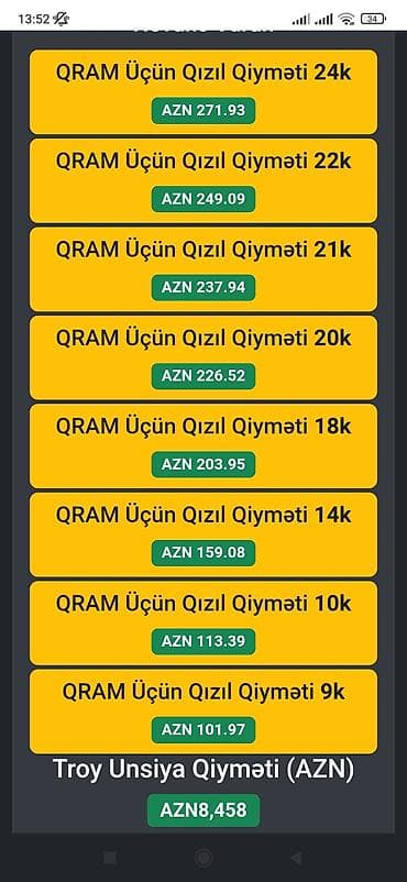 qizil 10: Üzük, Sarı qızıl, 375 Əyar — 7