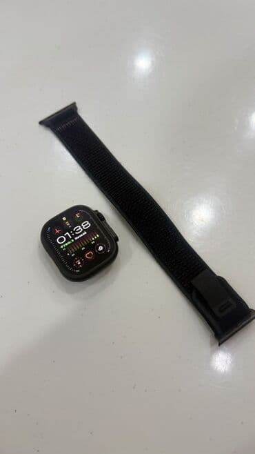 Kompüter, noutbuk və planşetlər: İşlənmiş, Smart saat, Apple, Аnti-lost, rəng - Qara — 4
