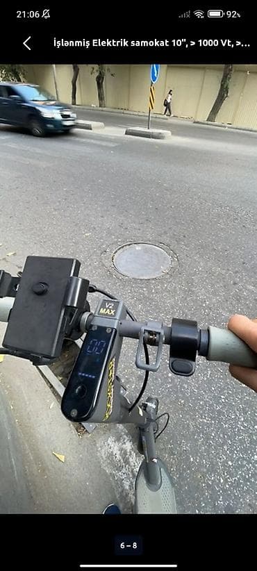 elektirikli mapet: Elektrik skuter – V2 Max - Güc: >1000 Vt sinfi (etiket V2 MAX) - — 2