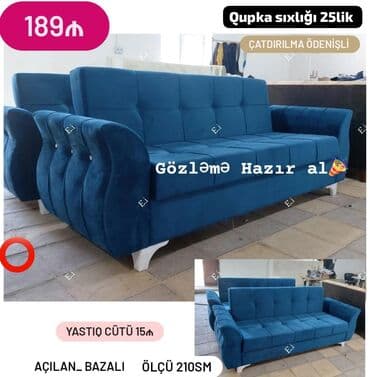 metbex divanı: Диван, Новый, Раскладной, С подъемным механизмом, Платная доставка — 3