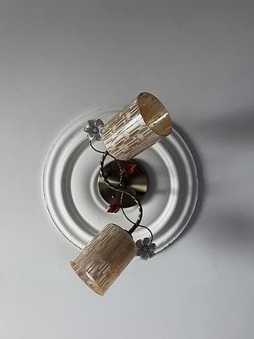 ev gülleri ve adlari: Çılçıraq, 2 lampa, Metal — 2
