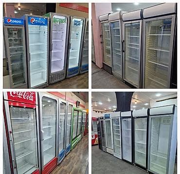 Hazır biznes: Şüşə qapılı vitrin soyuducular – müxtəlif brendlər və ölçülər - Tək — 1