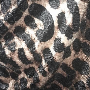 cicekli don: Leopard naxışlı qadın donu - Model: Uzun, bədənə oturan kəsim - Rəng — 2