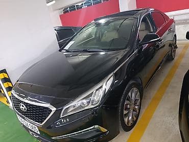 азербайджан авто: Hyundai Sonata sedan - Kuzov: qara rəng, aerodinamik xətlər, xrom ön — 3