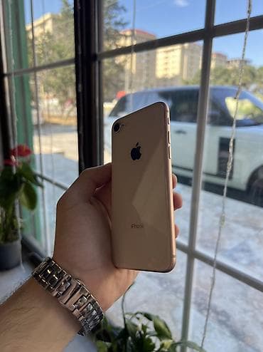 i̇phone 2: IPhone 8, 64 GB, Rose Gold, Barmaq izi, Simsiz şarj — 4