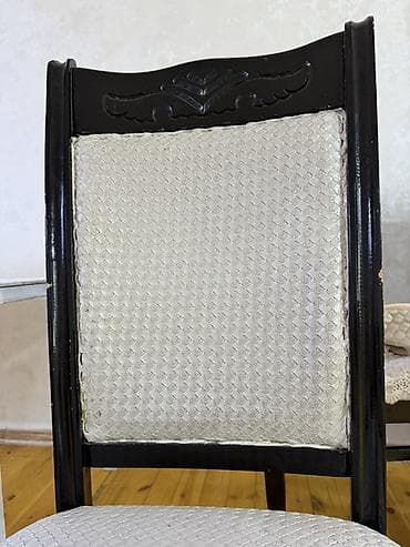 tahta: Qonaq otağı üçün, Qatlanmayan, Stul — 4