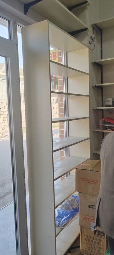 hazır vitrin: Mağaza avadanlıqları dəsti - Şaquli metal tor panellər: 2 ədəd — 5