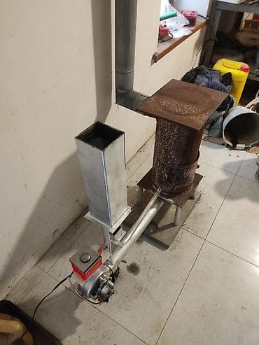 soba: Metalkonstruksiyalı soba/ocaq sistemi - Material: qalın divarlı metal — 3