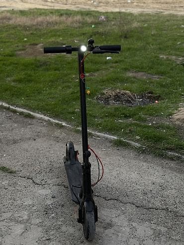 Ovçuluq və balıqçılıq: Elektrik skuter – qara rəng - Şəhər içi rahat hərəkət üçün yığcam — 2