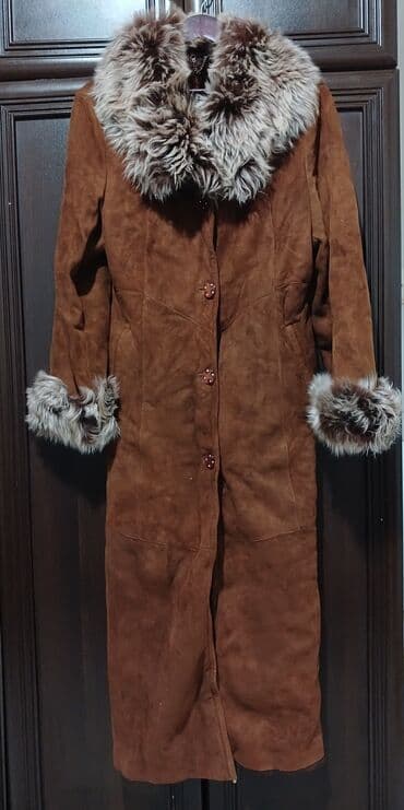 kəsilmiş əl şəkilləri: Palto, M, rəng - Qəhvəyi — 1