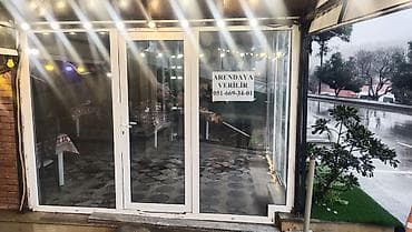 Arendaya verilir: Şüşə vitrinli, qapalı veranda/pavilion tipli ticarət