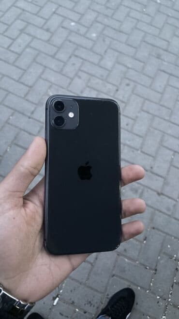 IPhone 11, 128 GB, Qara, Simsiz şarj, Face ID