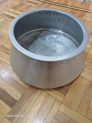 elcilik sekilleri: Aş qazanı, rəng - Gümüşü, Alüminium, 34 sm — 2