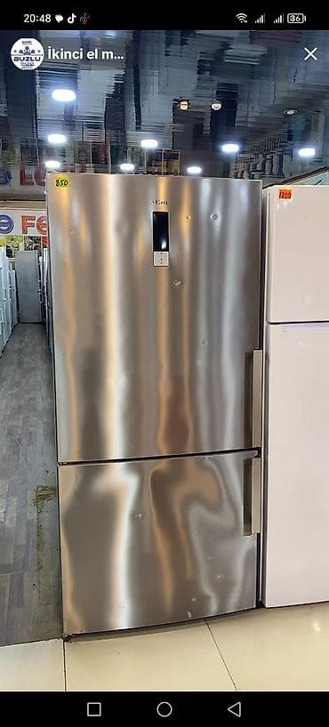 3 qapılı Vestel Soyuducu Satılır, rəng - Gümüşü