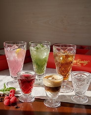 araq rumkası: Qədəhlər, Şüşə, 12 ədədli dəst — 6