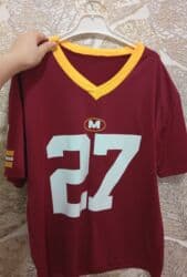 Hicab: Bordo rəngli köynək – 27 nömrəli - Rəng: bordo, sarı detallarla - — 2