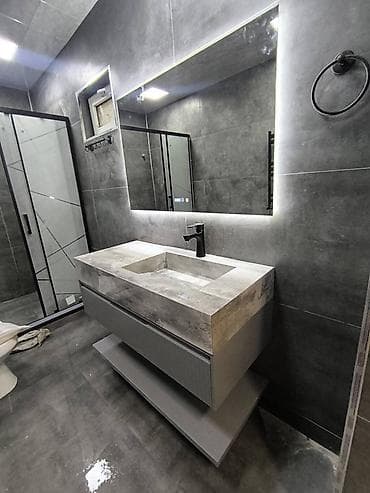 ucuz dolab: Hamam mebeli və güzgü dəstləri – müasir dizayn, fərdi ölçü və — 2