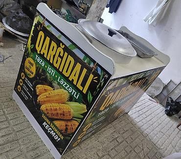 Mağaza avadanlığı: Qarğıdalı satışı üçün mobil piştaxta və avadanlıq seti 220 volt — 2