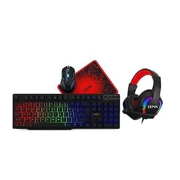 mini notebook computer: Denx DX3625 4-in-1 Gaming Combo – Klaviatura + Maus + Qulaqlıq + — 1