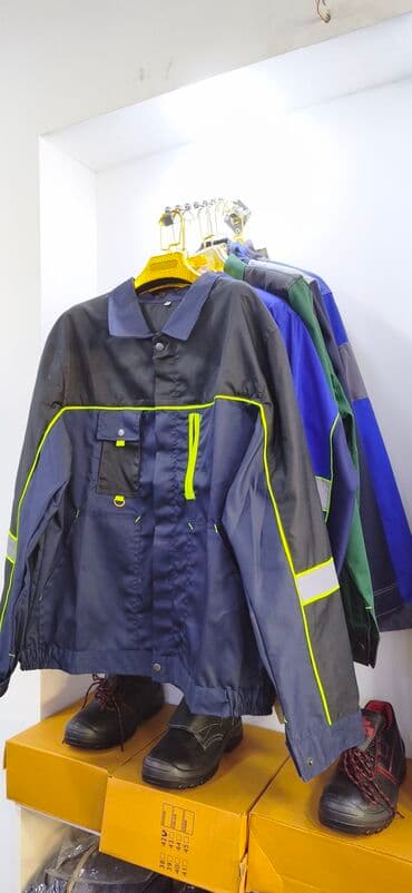 Peşəkar iş gödəkçəsi və fərqli rənglərdə iş geyimləri - Model