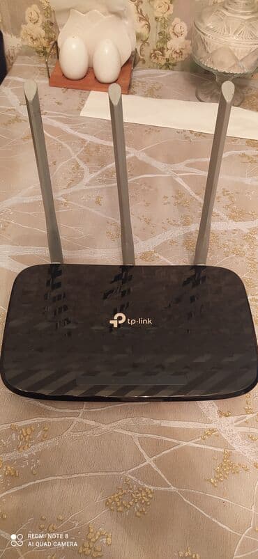 TP-Link Wi‑Fi router Archer c20 - 3 ədəd yüksək qazanclı xarici antena