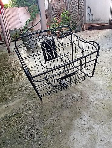 bmw r19 disk: Motosiklet üçün yan baqaj səbəti (metal) - Material: qalın divarlı — 2
