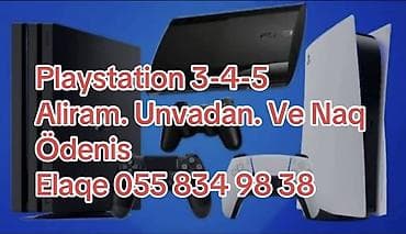 🎮 ✅ PlayStation 3 / 4 / 5 modelləri ✅ Ünvandan gəlib götürürəm 💰