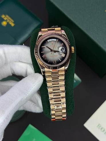 Rolex Day-Date tərzində lüks qol saatı - Korpus və qolbaq: iki rəngli — 2