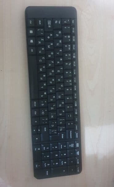 Kompüter ehtiyyat hissələri: Məhsul: Kompakt simsiz klaviatura - Rəng: Qara - Düymə düzülüşü — 1