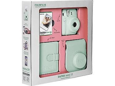 mini televizor: Fujifilm Instax mini 12 dəst - Rəng: pastel yaşıl (mint). - Dəst — 1