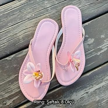 Qadın üçün çiçəkli barmaqarası şlapanlar - Dizayn: Zərif barmaqarası at lalafo.az Qadın üçün çiçəkli barmaqarası şlapanlar - Dizayn: Zərif barmaqarası