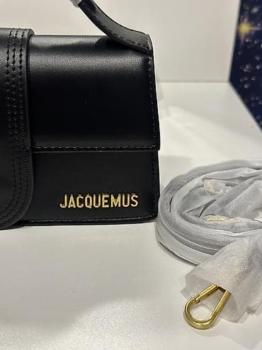 mini laqonda: Jacquemus 20sm çiyin çanta – qara rəng A klass. shekilde nece var ele — 4
