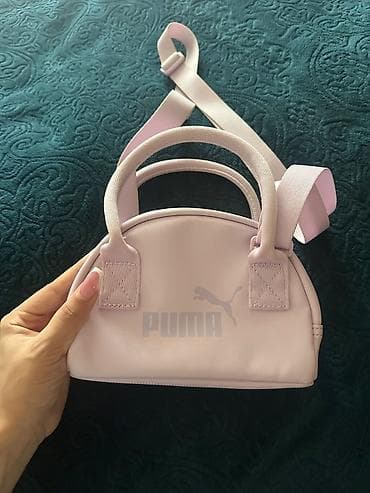 Сумки: Puma mini çanta – açıq yasəmən rəngdə Orginaldır saytdan alınıb — 2