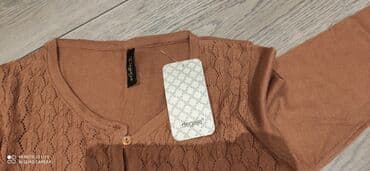 yun jaket: Qadın kardiqanı – Degaje - Rəng: isti qızılı-qəhvəyi (karamel ton) - — 2