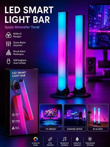 LED Smart Light Bar – işığı hiss et, atmosferi dəyiş. Xüsusiyyətlər — 2