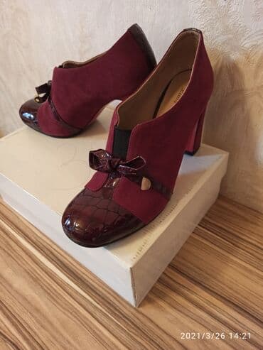 dəri qadın botilyonu: AYAQQABI 1 defe geyilib Toya Yenidir 220m.alınıb babalı brend firmadır — 8