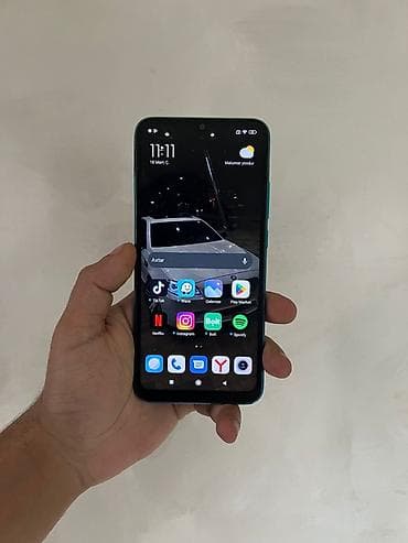 домашний телефон: Redmi 9A, 64 ГБ, цвет - Голубой, Две SIM карты — 5