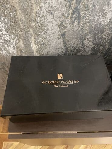 dəri kişi gödəkçəsi: Borse Mogan kişi dəri ayaqqabısı - Model: Klassik bağlamalı (derby) — 5