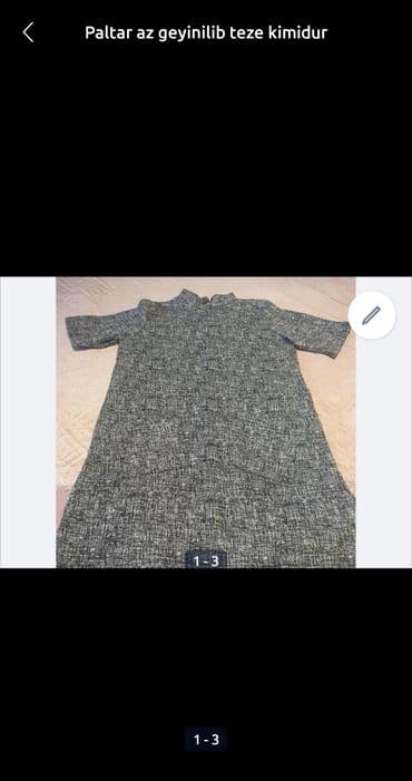 böyük bədən qadın donları: Paltar teze kimidir — 1