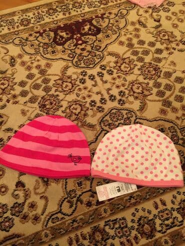 женские трикотажные шапки: Mothercareden alınıb 12 aylıq — 1