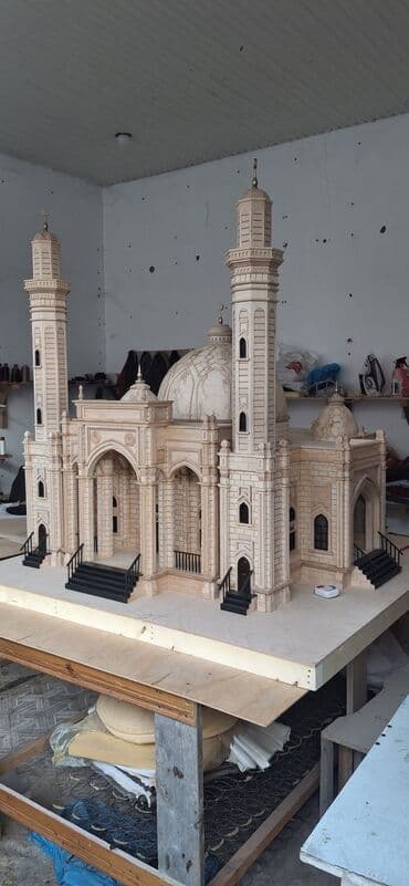 tikdirmek ucun don modeli: Salam.maketdə dikden ve şam agacınnan istifade olunub — 3